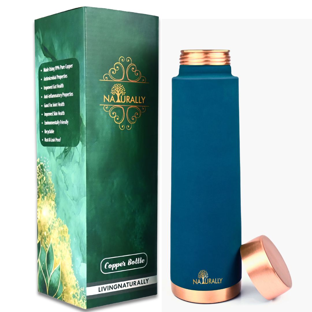 Blue Copper Bottle (950 ml)